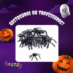 Decoração Mini Aranhas