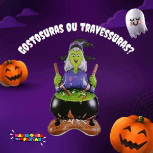 Enfeite Inflável Bruxa