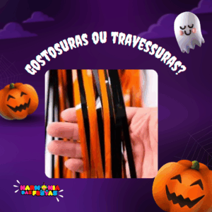 Decoração Laranja e Preto