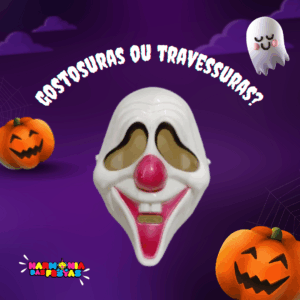 Máscara Palhaço Halloween