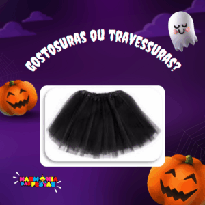 Saia Preta Halloween