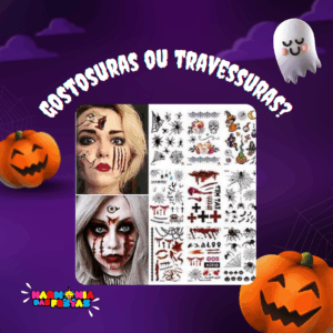 Tatuagens Adesivas Halloween